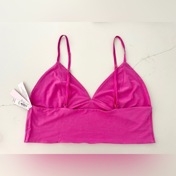 NWT Victoria's Secret Frenzy Modal Adjustable Crop Cami Top in Fuchsia Pink XL - Picture 5 of 9